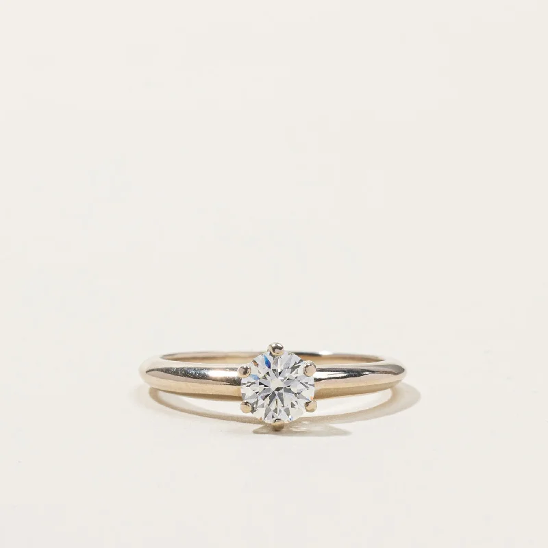 Solitaire Diamond Engagement Ring | 0.70ct SI1 I | SZ 8 |