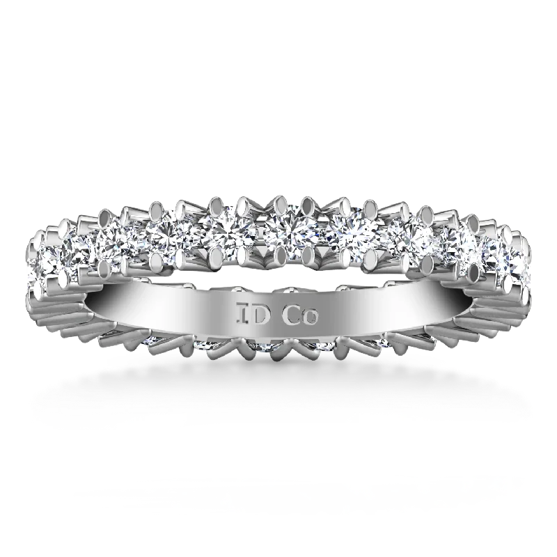 Eternity Ring Luce  1.68 Cts 14K White Gold